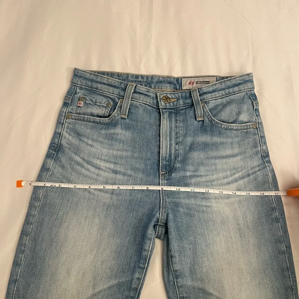 AG Adriano Goldschmied Light  wash Straight  Leg Jeans Womens 25 R